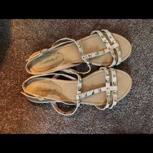 Size 10 Sandals with studs
